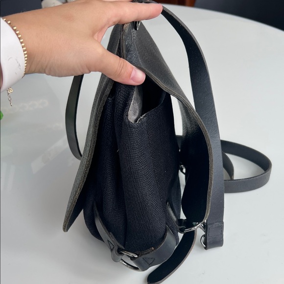 ELK Charcoal Leather Backpack - Picture 4 of 4